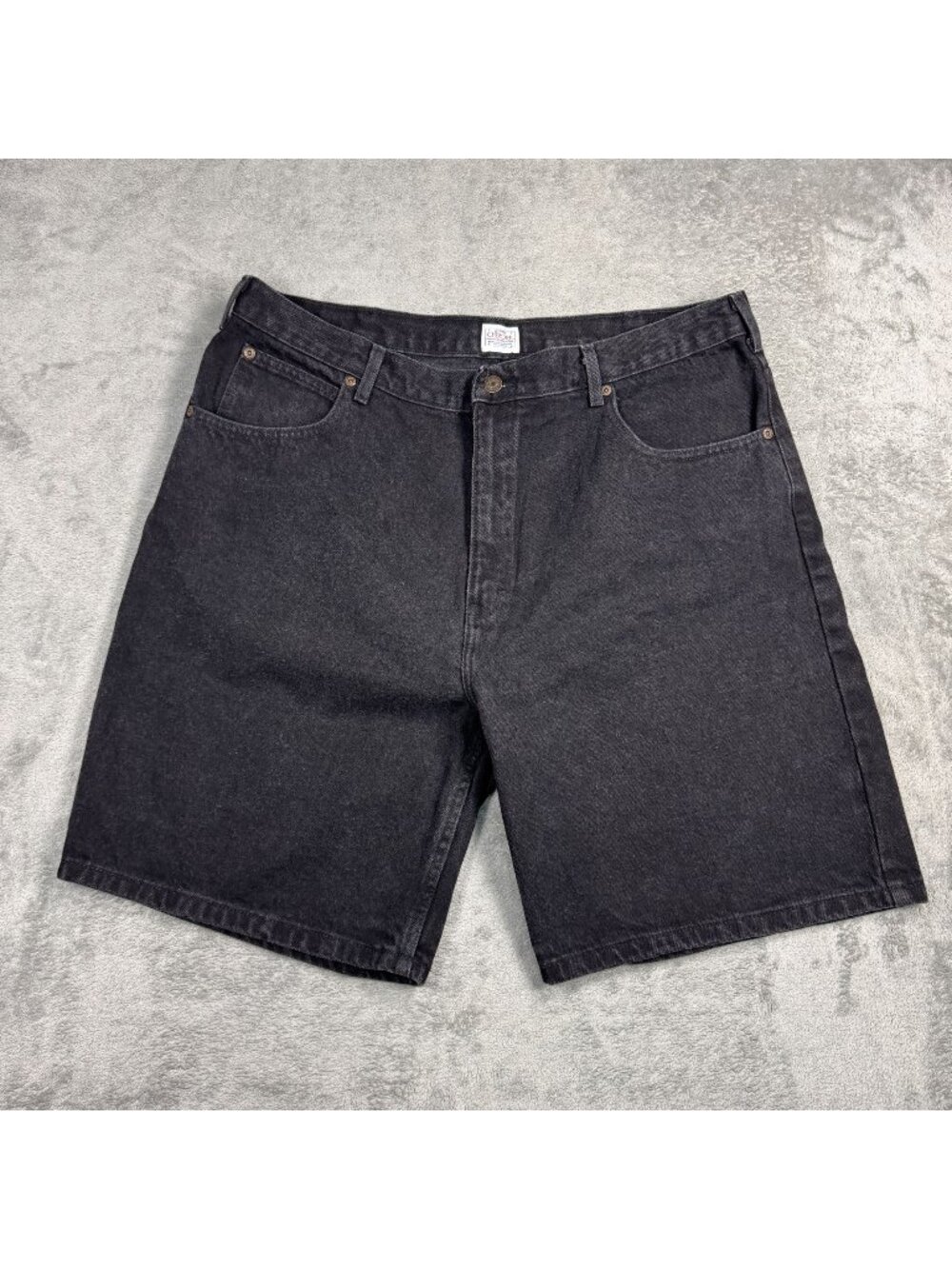 Vintage 90s Cherokee Baggy Black Jorts Mens 40 Grunge Denim Jean Shorts Skater